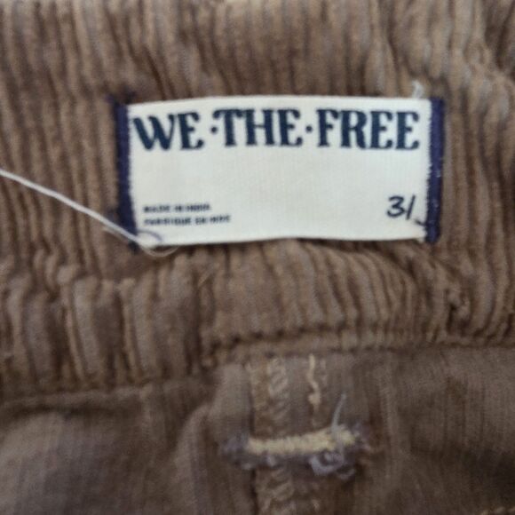 Free People We The Free Sterling Cord Mini Skirt Brown Size 31 - Picture 5 of 6